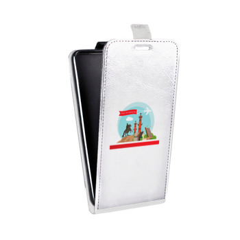 Дизайнерский вертикальный чехол-книжка для Xiaomi RedMi 8 Санкт-Петербург (на заказ)