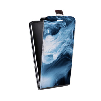 Дизайнерский вертикальный чехол-книжка для Samsung Galaxy Alpha Абстракции Дым (на заказ)