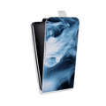 Дизайнерский вертикальный чехол-книжка для Samsung Galaxy J7 Абстракции Дым