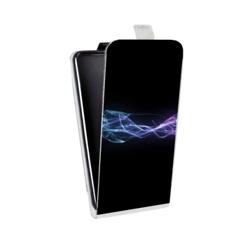 Дизайнерский вертикальный чехол-книжка для Samsung Galaxy Note 2 Абстракции Дым (на заказ)