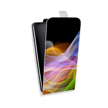 Дизайнерский вертикальный чехол-книжка для Samsung Galaxy S5 (Duos) Абстракции Дым (на заказ)