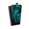 Дизайнерский вертикальный чехол-книжка для Alcatel One Touch POP 3 5 Абстракции Дым