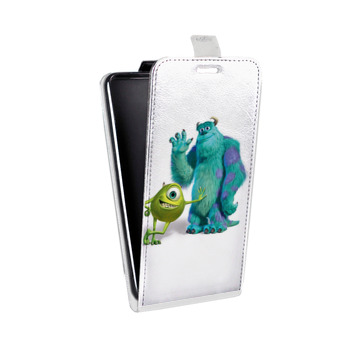 Дизайнерский вертикальный чехол-книжка для Samsung Galaxy S6 Edge Корпорация монстров (на заказ)