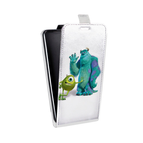Дизайнерский вертикальный чехол-книжка для Motorola Moto G7 Play Корпорация монстров