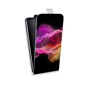 Дизайнерский вертикальный чехол-книжка для Sony Xperia E4g Абстракции Дым (на заказ)