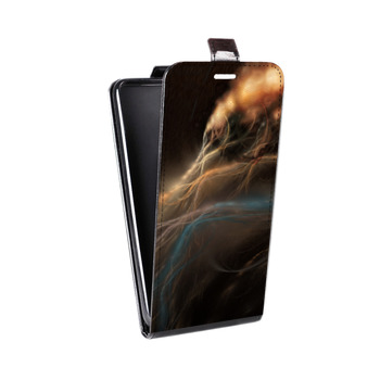 Дизайнерский вертикальный чехол-книжка для Xiaomi RedMi Note 4 Абстракции Дым (на заказ)