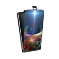 Дизайнерский вертикальный чехол-книжка для LG Optimus G2 mini Абстракции Дым