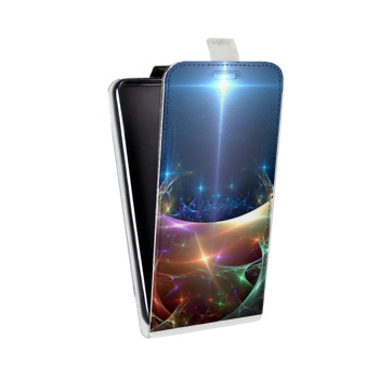Дизайнерский вертикальный чехол-книжка для Samsung Galaxy Alpha Абстракции Дым (на заказ)