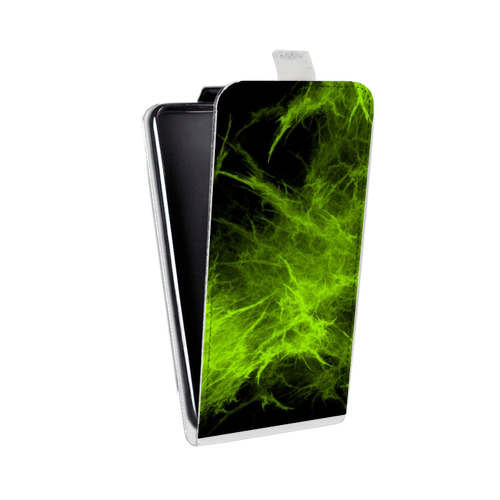 Дизайнерский вертикальный чехол-книжка для LG G7 Fit Абстракции Дым
