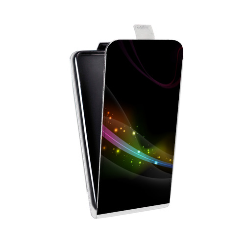 Дизайнерский вертикальный чехол-книжка для Sony Xperia go Абстракции Дым