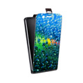 Дизайнерский вертикальный чехол-книжка для LG G3 (Dual-LTE) Абстракции Капли