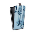 Дизайнерский вертикальный чехол-книжка для Asus ZenFone 4 Max Абстракции Капли