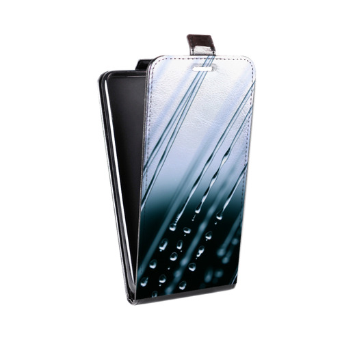 Дизайнерский вертикальный чехол-книжка для Huawei P40 Абстракции Капли