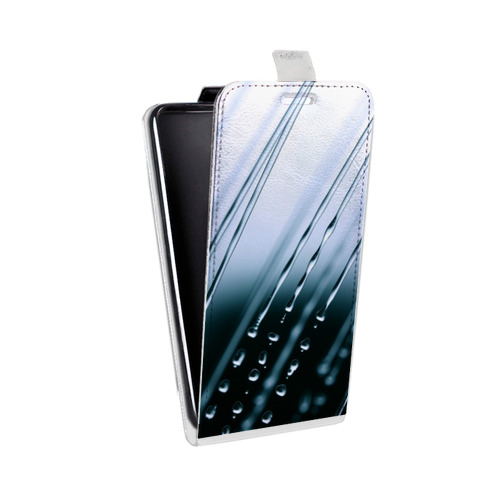Дизайнерский вертикальный чехол-книжка для LG G7 Fit Абстракции Капли