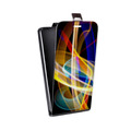 Дизайнерский вертикальный чехол-книжка для LG Google Nexus 4 Красочные абстракции