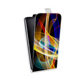 Дизайнерский вертикальный чехол-книжка для Iphone 12 Pro Красочные абстракции