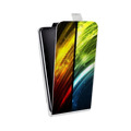 Дизайнерский вертикальный чехол-книжка для ASUS ZenFone Go ZB500KL Красочные абстракции