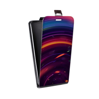 Дизайнерский вертикальный чехол-книжка для Samsung Galaxy Mega 6.3 Красочные абстракции (на заказ)