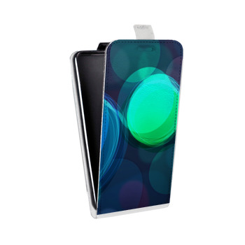 Дизайнерский вертикальный чехол-книжка для Alcatel One Touch Pop D5 Красочные абстракции (на заказ)