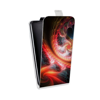 Дизайнерский вертикальный чехол-книжка для HTC U12 Plus Красочные абстракции (на заказ)