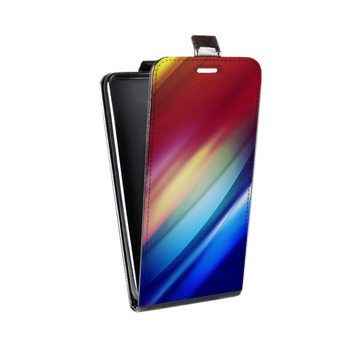 Дизайнерский вертикальный чехол-книжка для Samsung Galaxy S6 Edge Красочные абстракции (на заказ)
