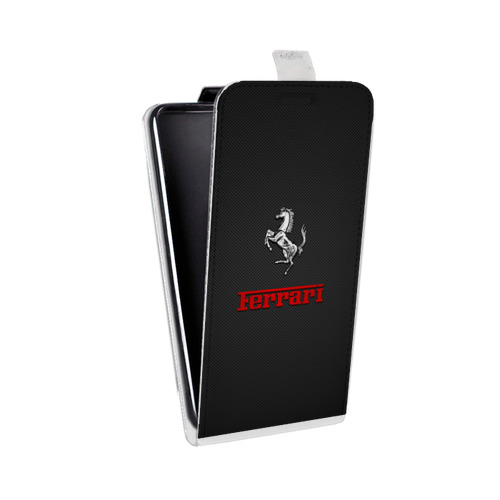 Дизайнерский вертикальный чехол-книжка для Alcatel One Touch Pop C9 ferrari