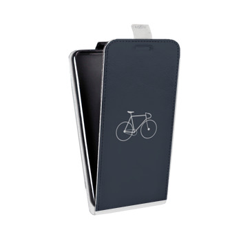 Дизайнерский вертикальный чехол-книжка для Sony Xperia E4g Абстрактный минимализм (на заказ)