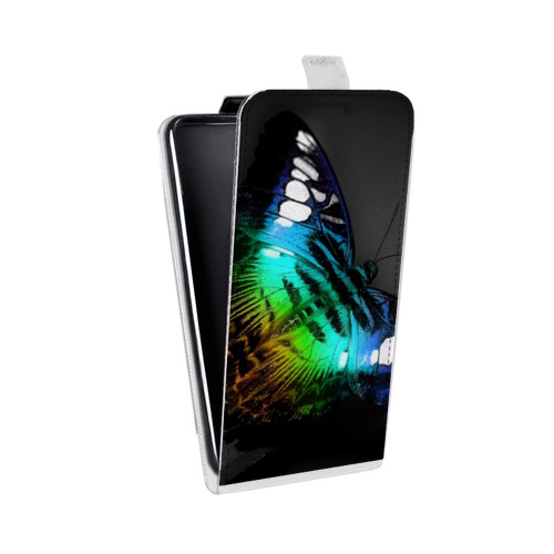 Дизайнерский вертикальный чехол-книжка для LG G7 Fit Абстракции Неон