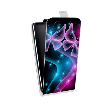Дизайнерский вертикальный чехол-книжка для Xiaomi Mi 9 Lite Абстракции Неон (на заказ)