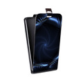 Дизайнерский вертикальный чехол-книжка для Samsung Galaxy A01 Core Абстракции Неон