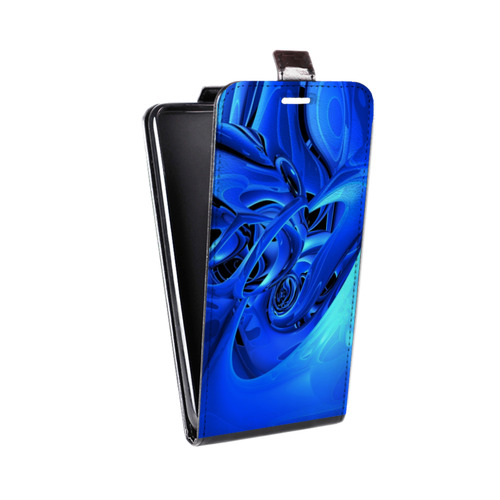 Дизайнерский вертикальный чехол-книжка для Samsung Galaxy A8 Абстракции Неон