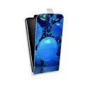 Дизайнерский вертикальный чехол-книжка для Samsung Galaxy Core Prime Абстракции Неон