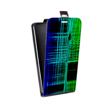 Дизайнерский вертикальный чехол-книжка для Huawei P9 Оптические иллюзии (на заказ)