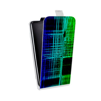 Дизайнерский вертикальный чехол-книжка для Huawei P10 Оптические иллюзии (на заказ)