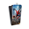 Дизайнерский вертикальный чехол-книжка для ASUS ZenFone Go ZB500KL Человек - паук