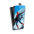 Дизайнерский вертикальный чехол-книжка для Huawei Mate 30 Человек - паук