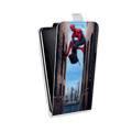 Дизайнерский вертикальный чехол-книжка для Alcatel 1C Человек - паук