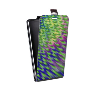 Дизайнерский вертикальный чехол-книжка для Samsung Galaxy S6 Edge Оптические иллюзии (на заказ)