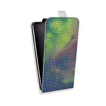Дизайнерский вертикальный чехол-книжка для Iphone Xs Max Оптические иллюзии (на заказ)
