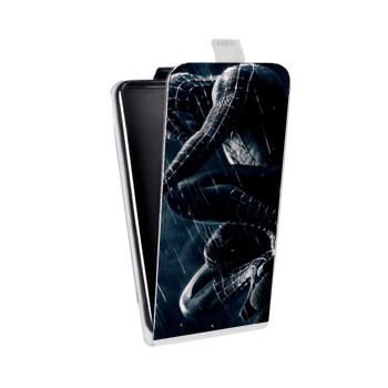 Дизайнерский вертикальный чехол-книжка для Sony Xperia XA Человек -паук (на заказ)
