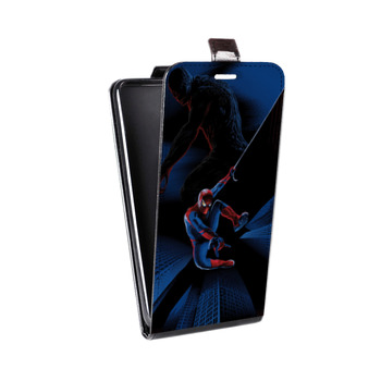 Дизайнерский вертикальный чехол-книжка для Samsung Galaxy S8 Plus Человек -паук (на заказ)