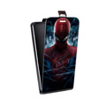Дизайнерский вертикальный чехол-книжка для Samsung Galaxy J7 Человек -паук