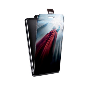 Дизайнерский вертикальный чехол-книжка для Samsung Galaxy S8 Plus Человек из стали (на заказ)