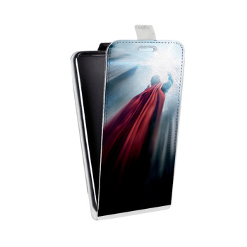 Дизайнерский вертикальный чехол-книжка для Samsung Galaxy S6 Edge Человек из стали (на заказ)