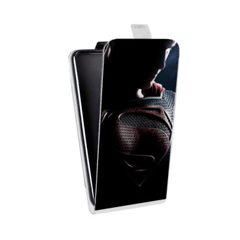 Дизайнерский вертикальный чехол-книжка для Samsung Galaxy S6 Edge Человек из стали (на заказ)