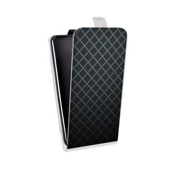 Дизайнерский вертикальный чехол-книжка для LG Class Абстракции Сетка (на заказ)