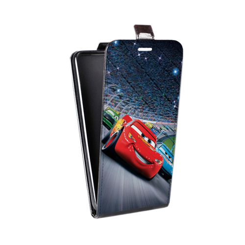 Дизайнерский вертикальный чехол-книжка для Xiaomi RedMi Note 10 Pro Тачки