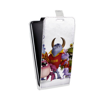 Дизайнерский вертикальный чехол-книжка для LG G5 Корпорация монстров (на заказ)