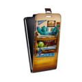 Дизайнерский вертикальный чехол-книжка для Alcatel One Touch Pop C9 Корпорация монстров