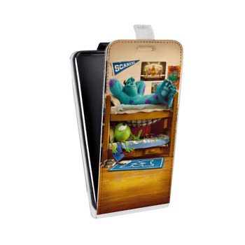 Дизайнерский вертикальный чехол-книжка для Huawei Mate 20 Pro Корпорация монстров (на заказ)